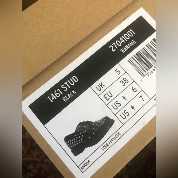 Dr. Martens 1461 STUD WANAMA Leather Oxford Derby - Picture 13 of 13